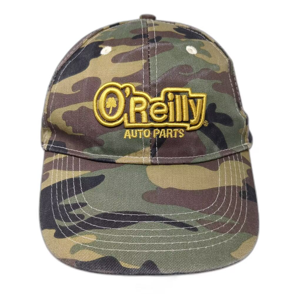 O'Reilly Baseball Cap Green Yellow One Size Hat Embroidered Strapback Adjustable
